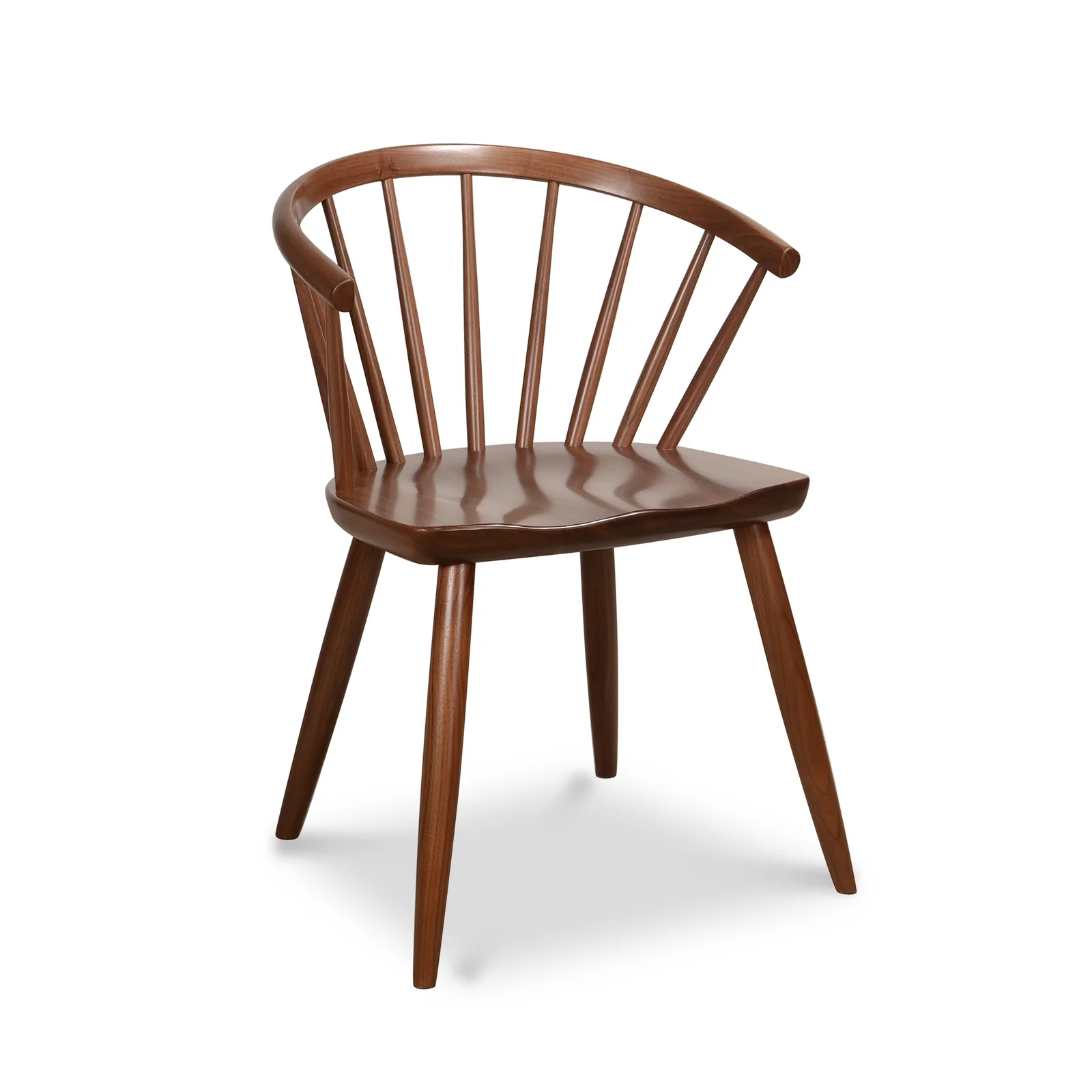 Dover Curveback Windsor Chair in Walnut - Display Model by Vermont Woods Studios