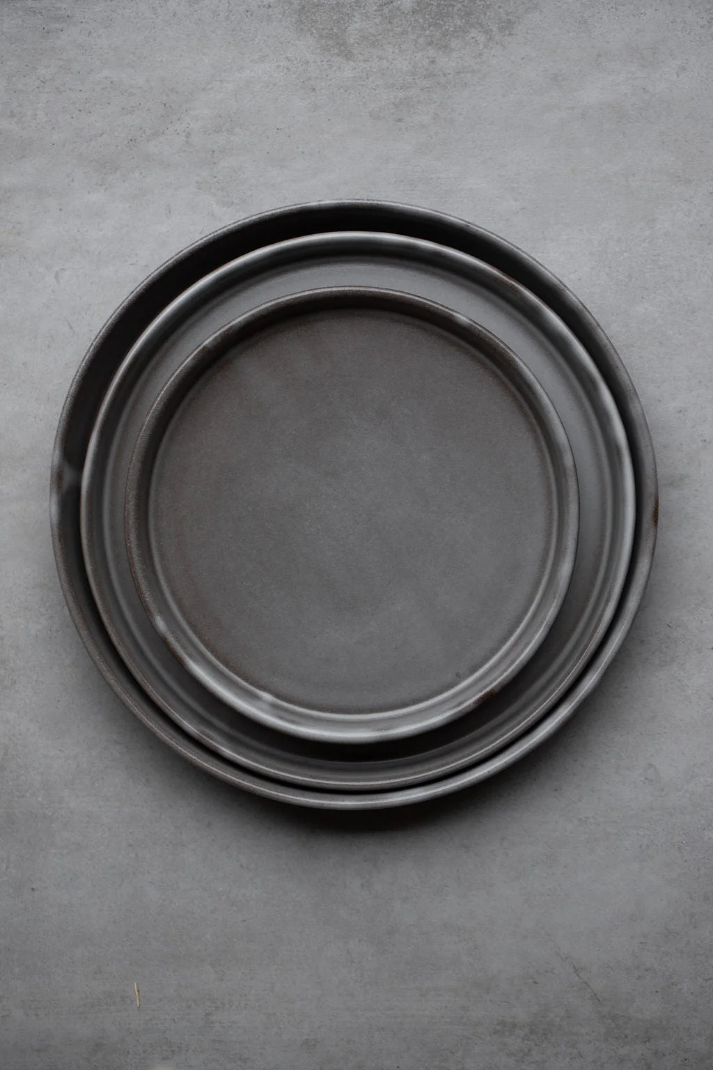 Notary Satin Stone Plate by Notary Ceramics