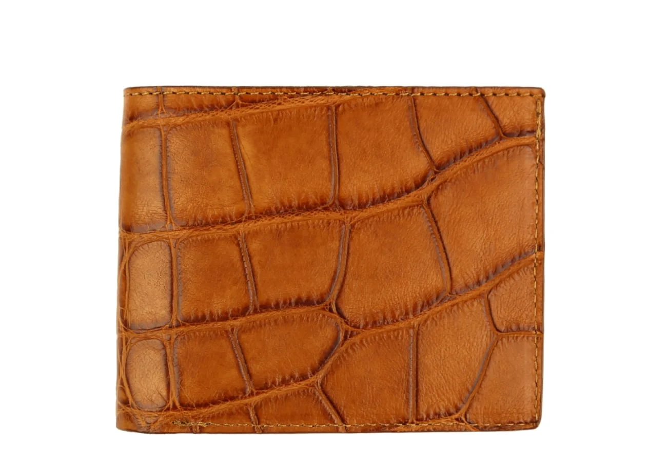 American Alligator Bifold Wallet by Frank Clegg Leatherworks