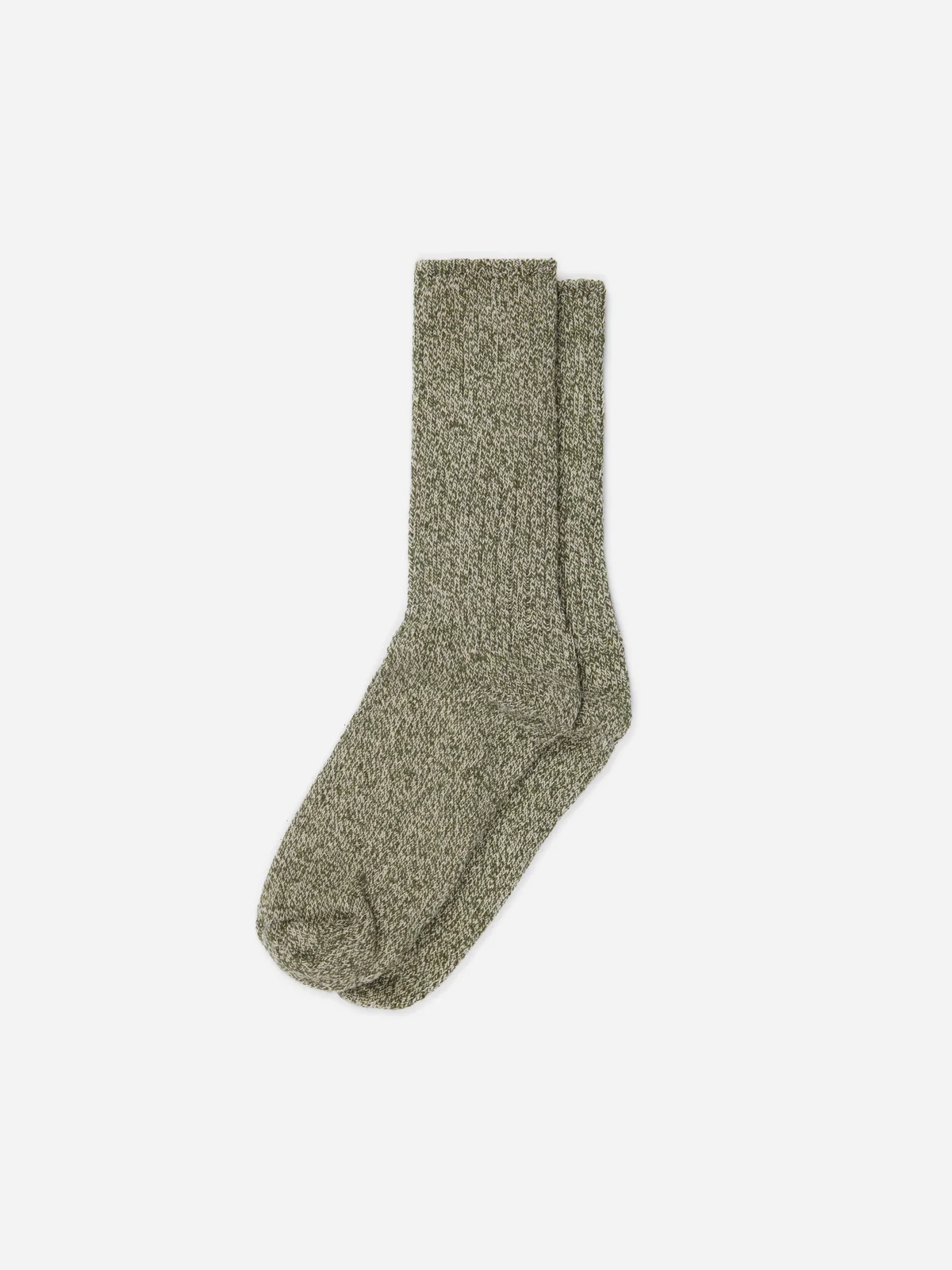 Boot Sock ~ Marled Olive by 3sixteen
