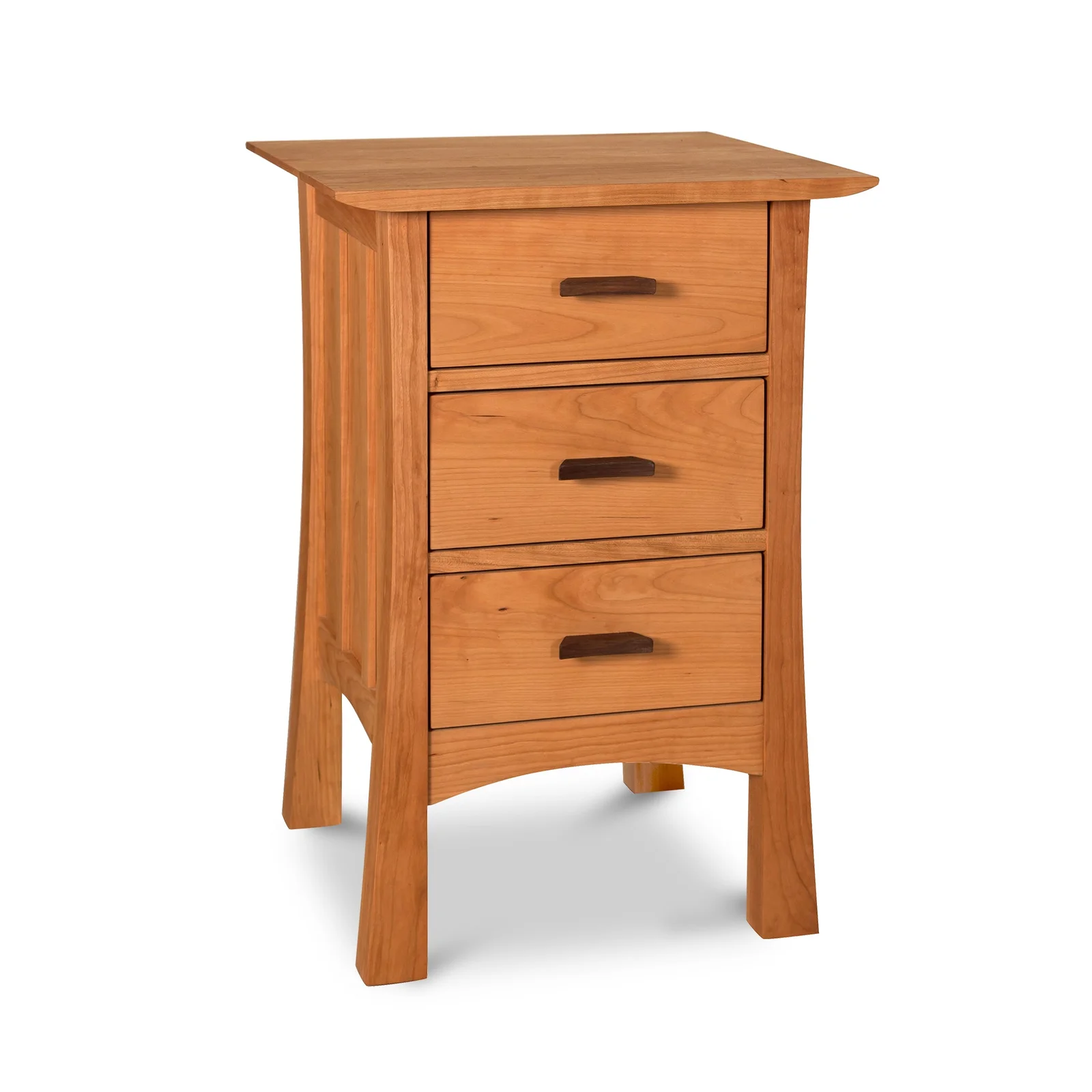 Contemporary Craftsman 3-Drawer Nightstand by Vermont Woods Studios