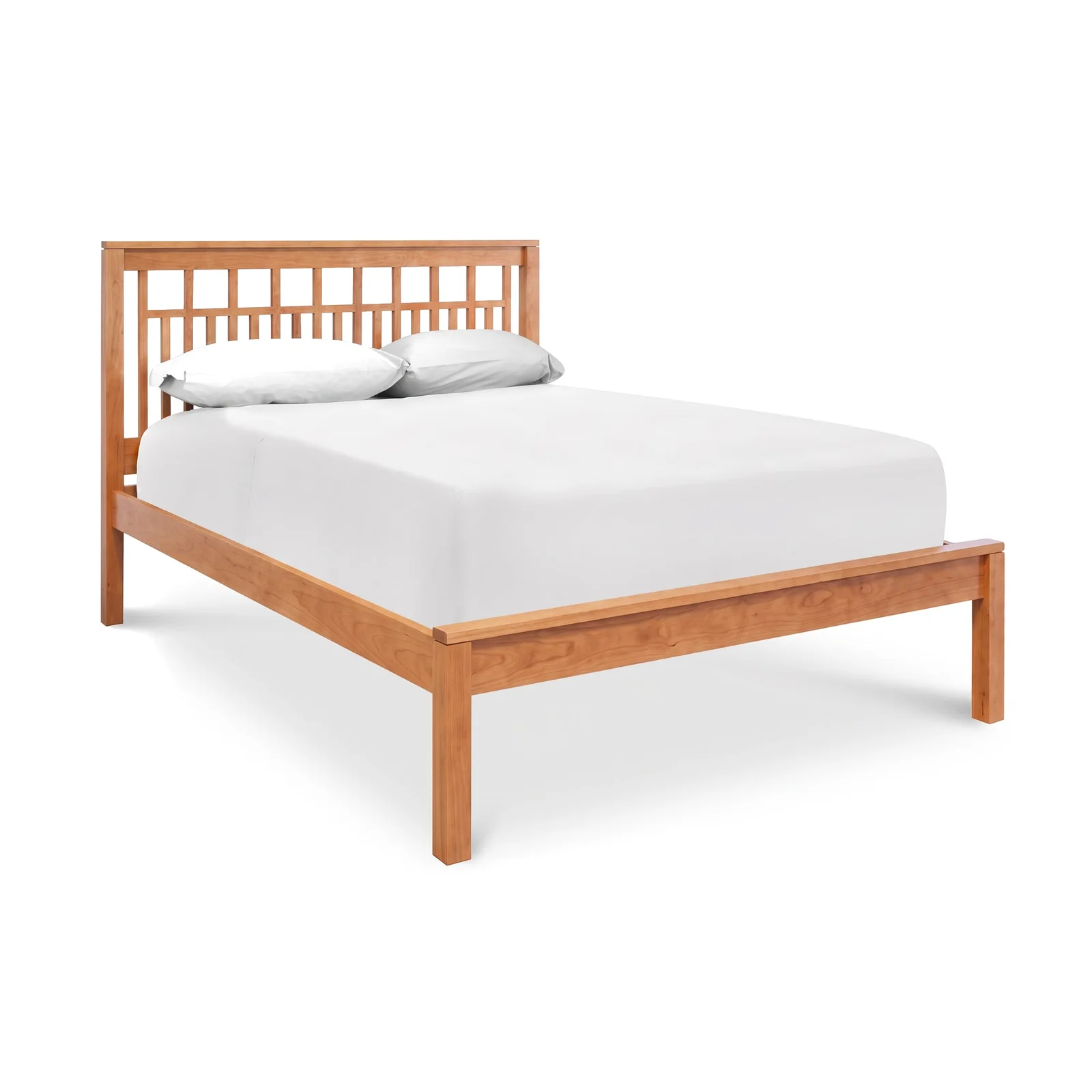 Modern American Trellis Low Footboard Bed by Vermont Woods Studios