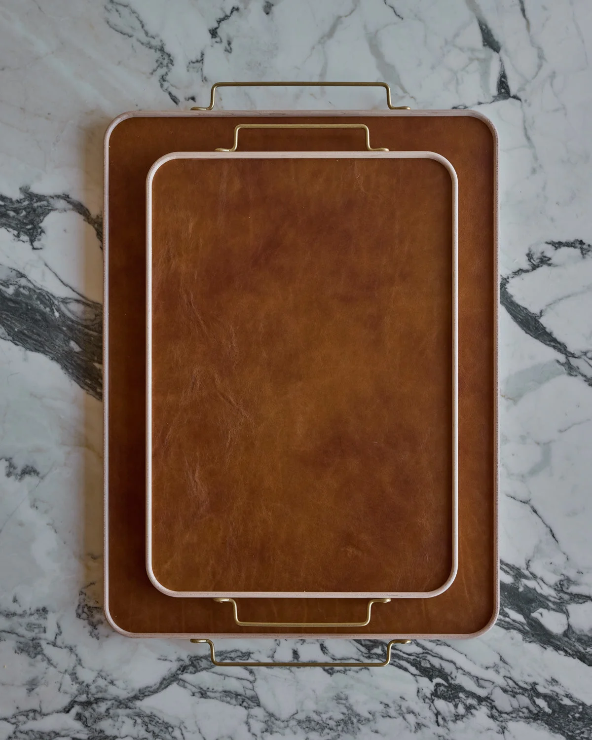 Bennett Leather Tray by Lostine