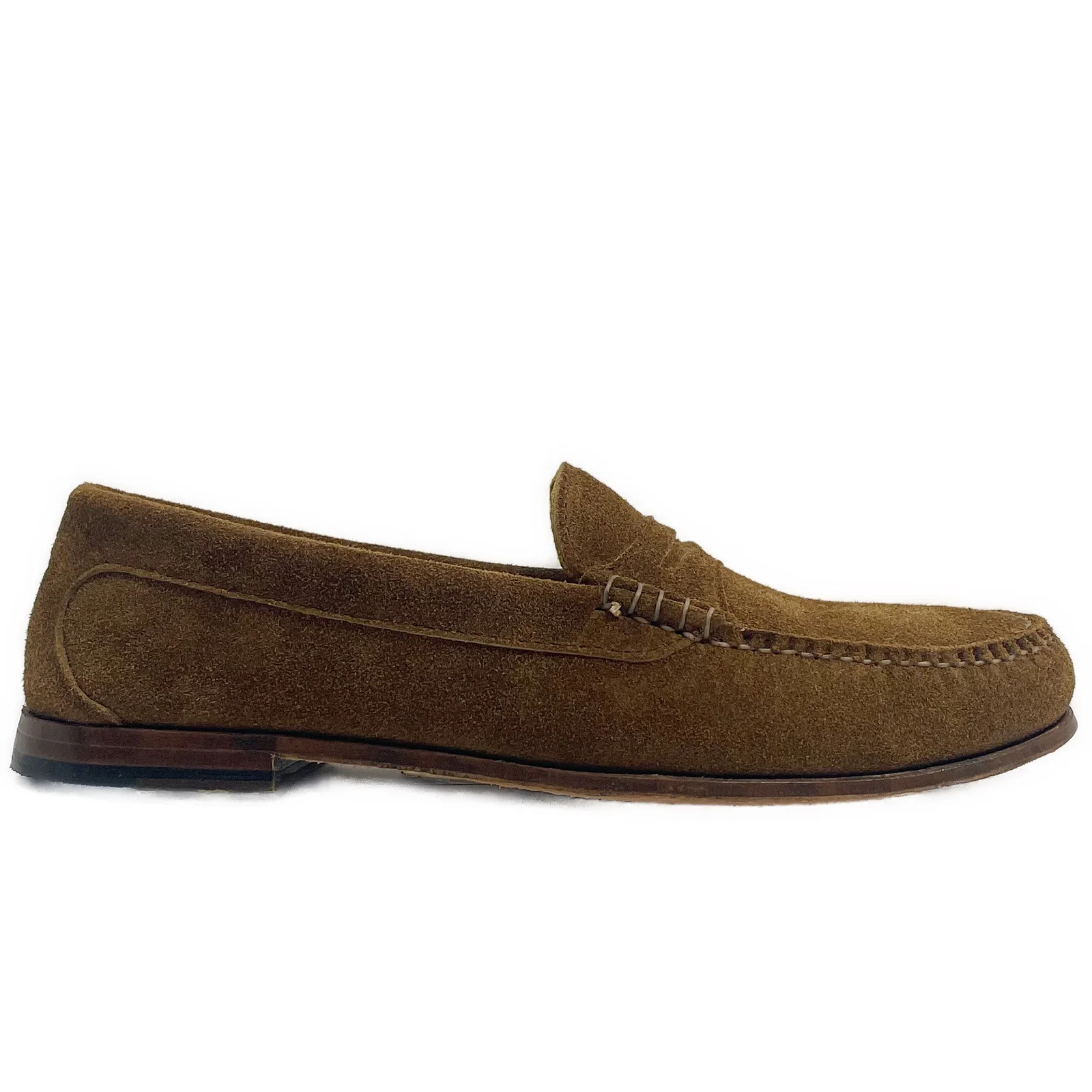Men’s True Penny:  Mushroom Suede LE by Quoddy