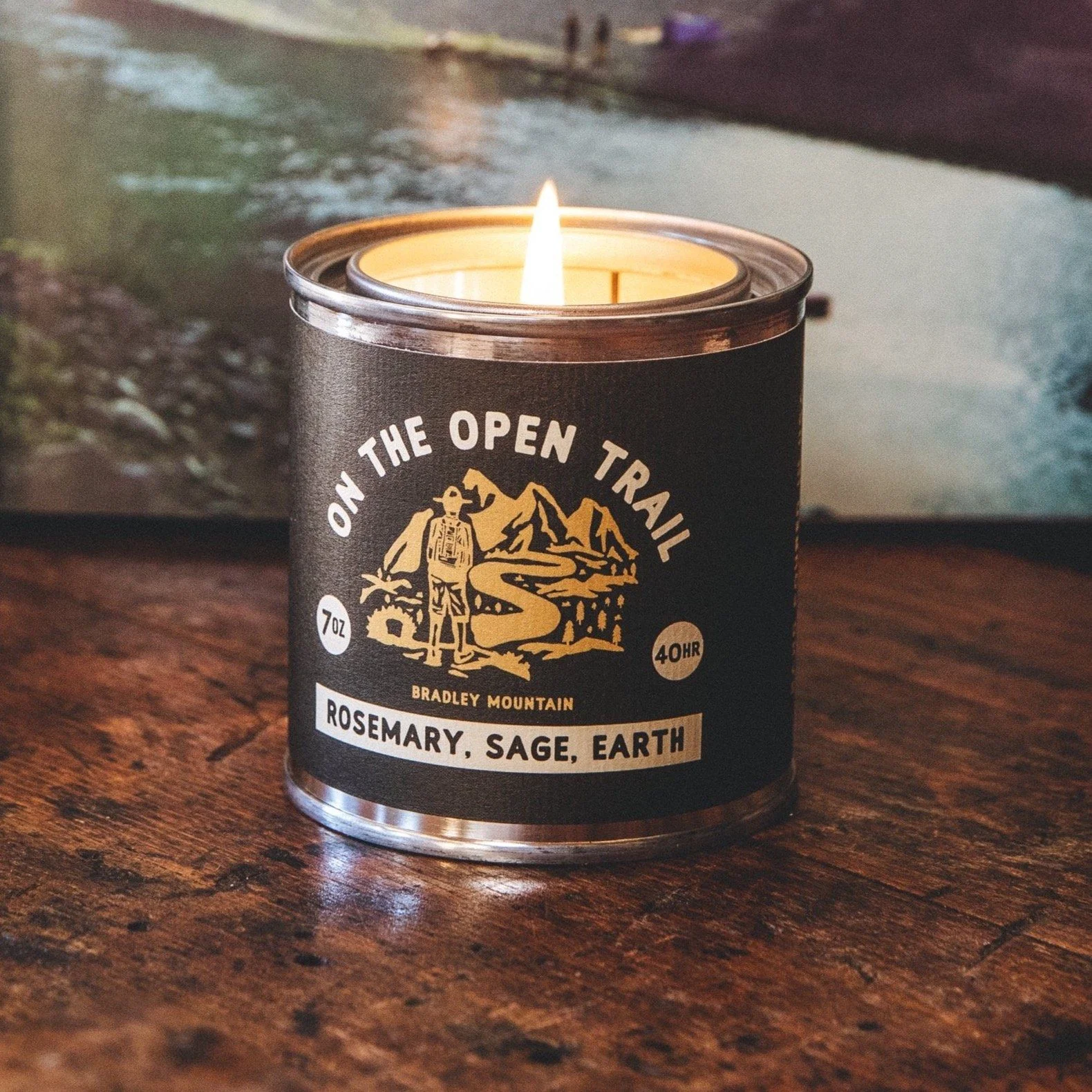 Open Trail Candle by Bradley Mountain