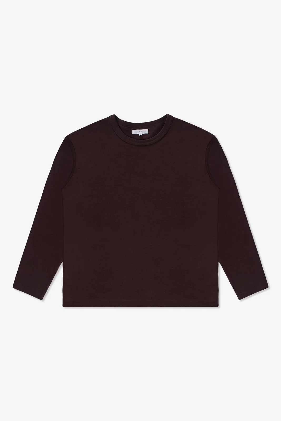L/S WOOL CARLEN T-SHIRT - BROWN by Lady White Co.