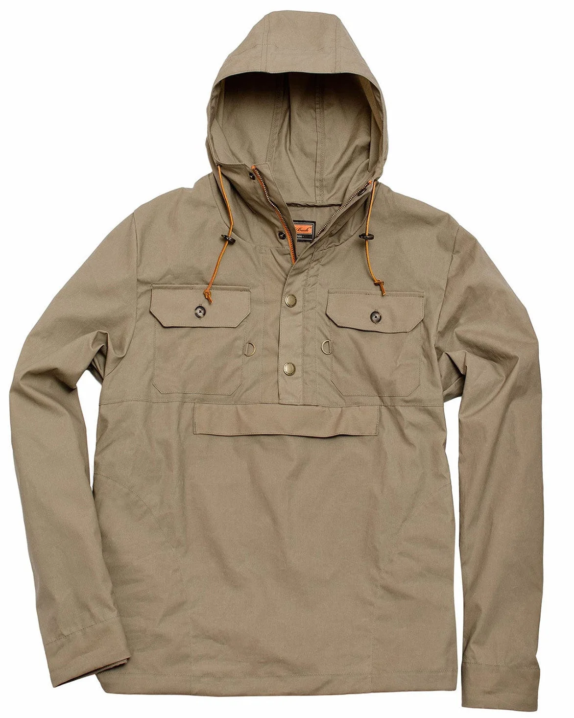 Waxed Cotton Anorak by Ball and Buck