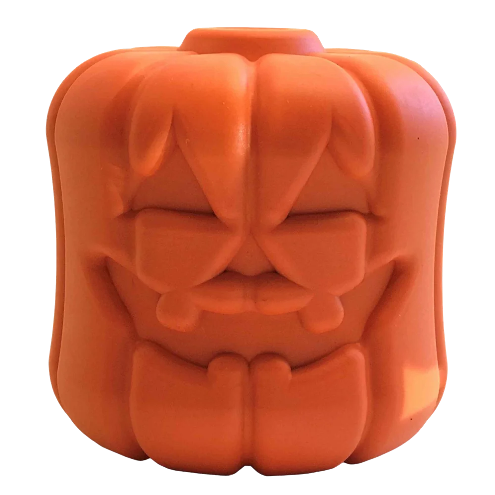 Jack O' Lantern Dog Toy - Durable Halloween Chew Toy for Large Dogs | USA Made by SodaPup