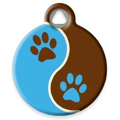 Muddy Paws Pet ID Tag by Dog Tag Art by Lupine Pet