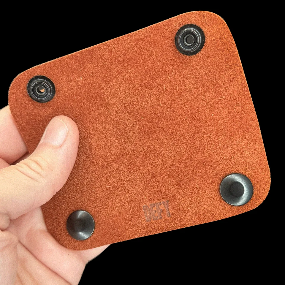 GP - Mr Gripper / Horween 'Brown Suede Shoes' Leather / Low Quantity by Defy Bags