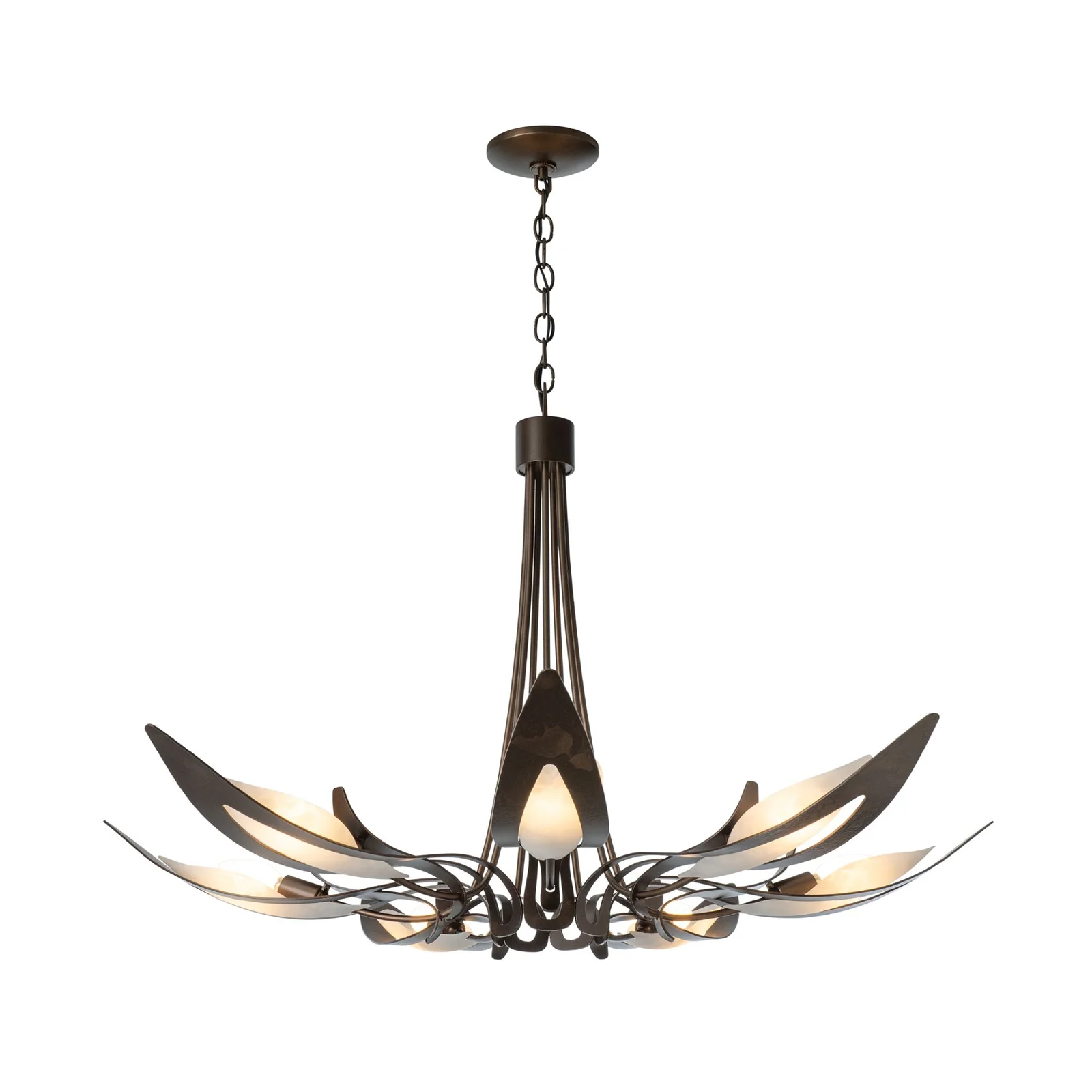 Parasol 7-Light Chandelier by Vermont Woods Studios