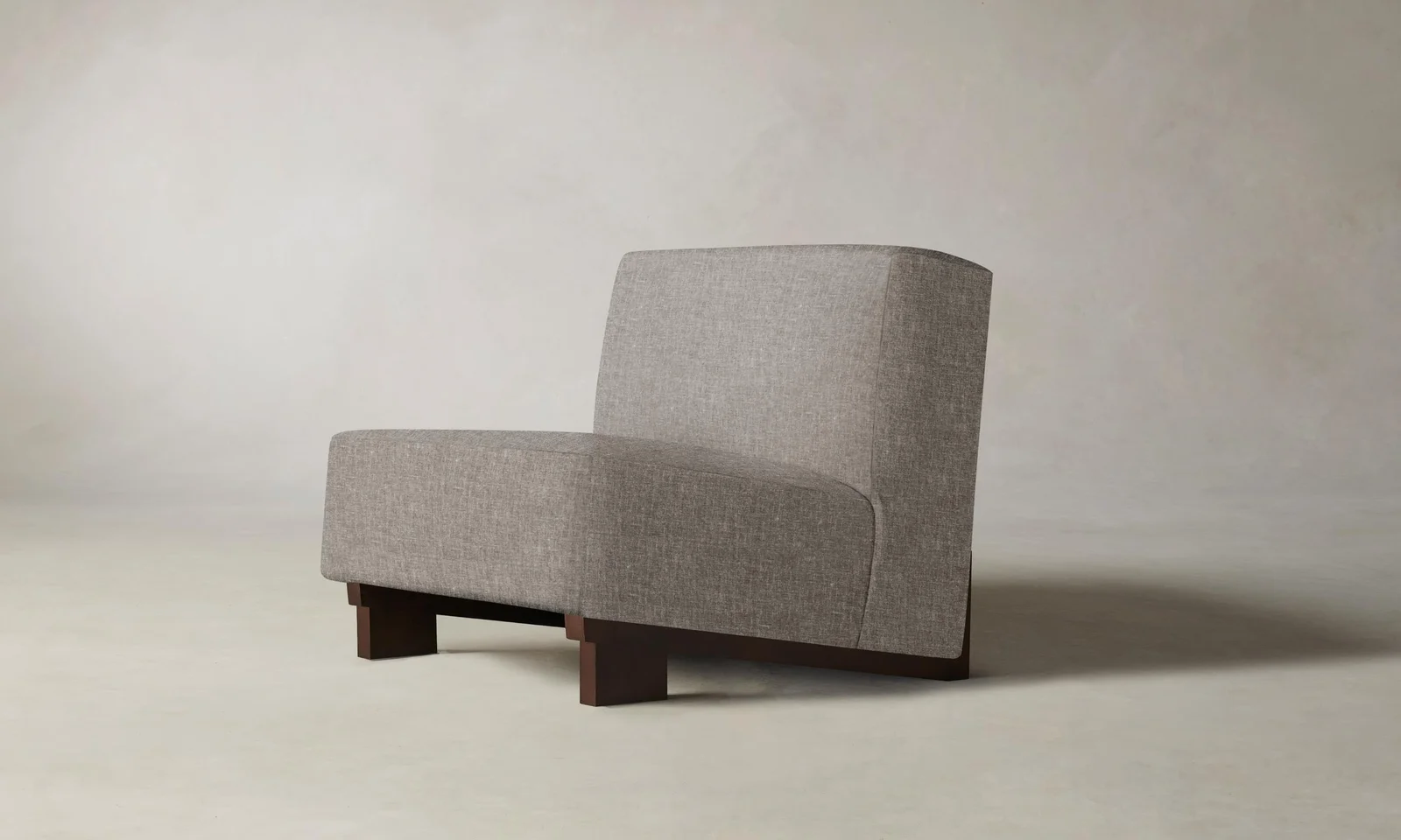 The Remsen Chair - Heritage Belgian Linen Agate by Maiden Home