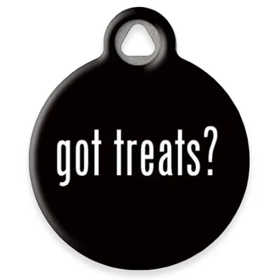 Got Treats? Pet ID Tag by Dog Tag Art by Lupine Pet