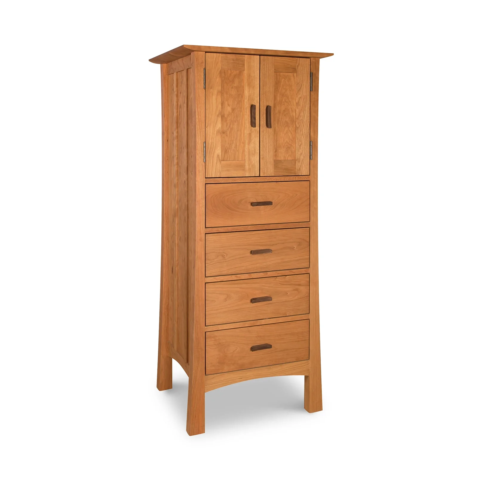 Contemporary Craftsman Tall Storage Chest by Vermont Woods Studios