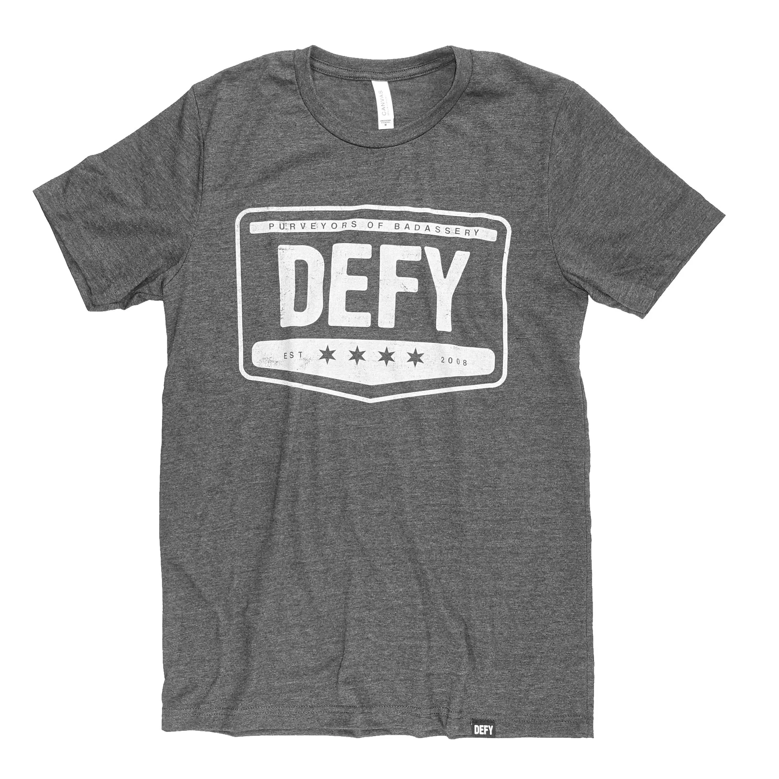 Badassery Tee / Dark Grey Heather by Defy Bags