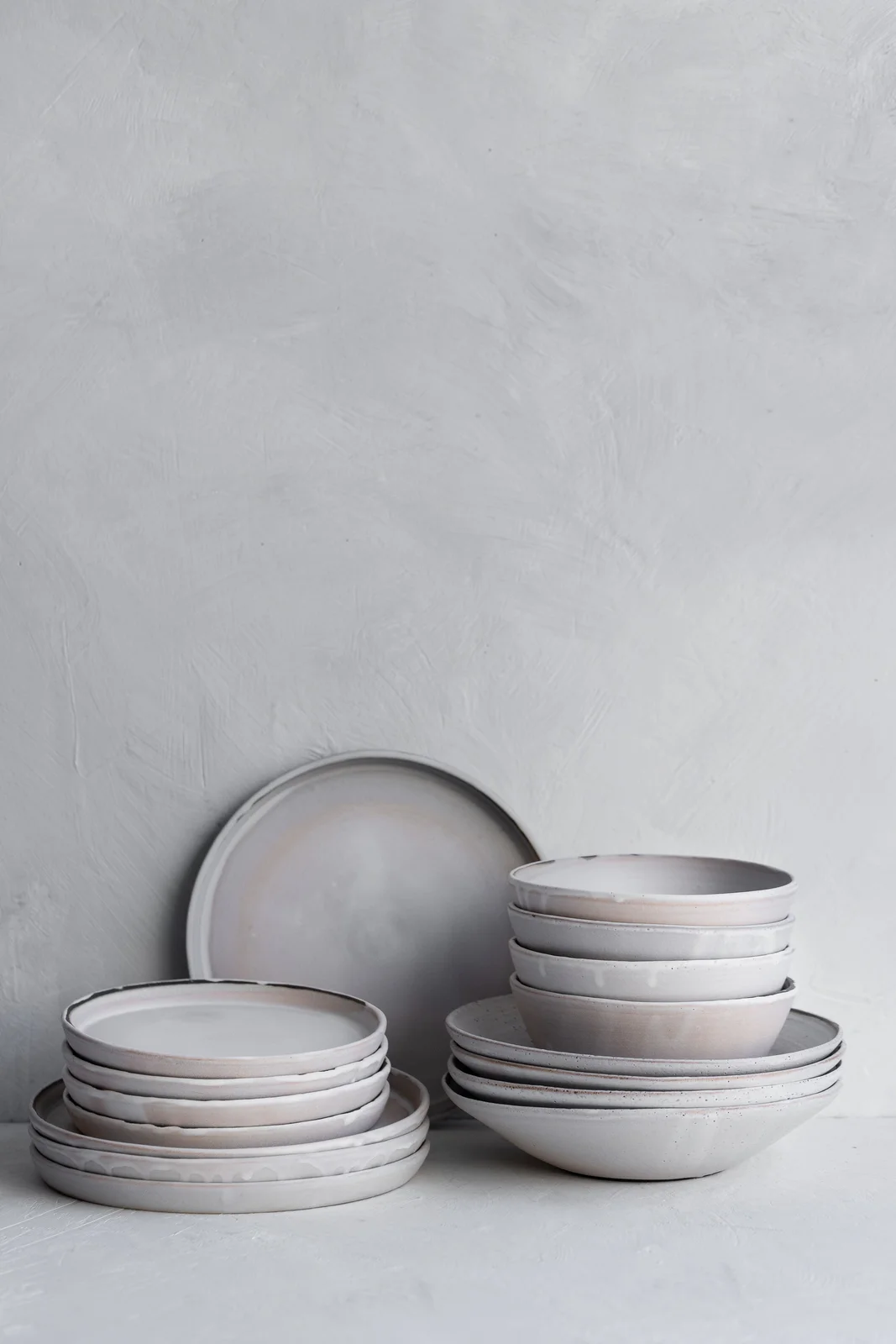 Notary Matte Grey Dinnerware Set by Notary Ceramics