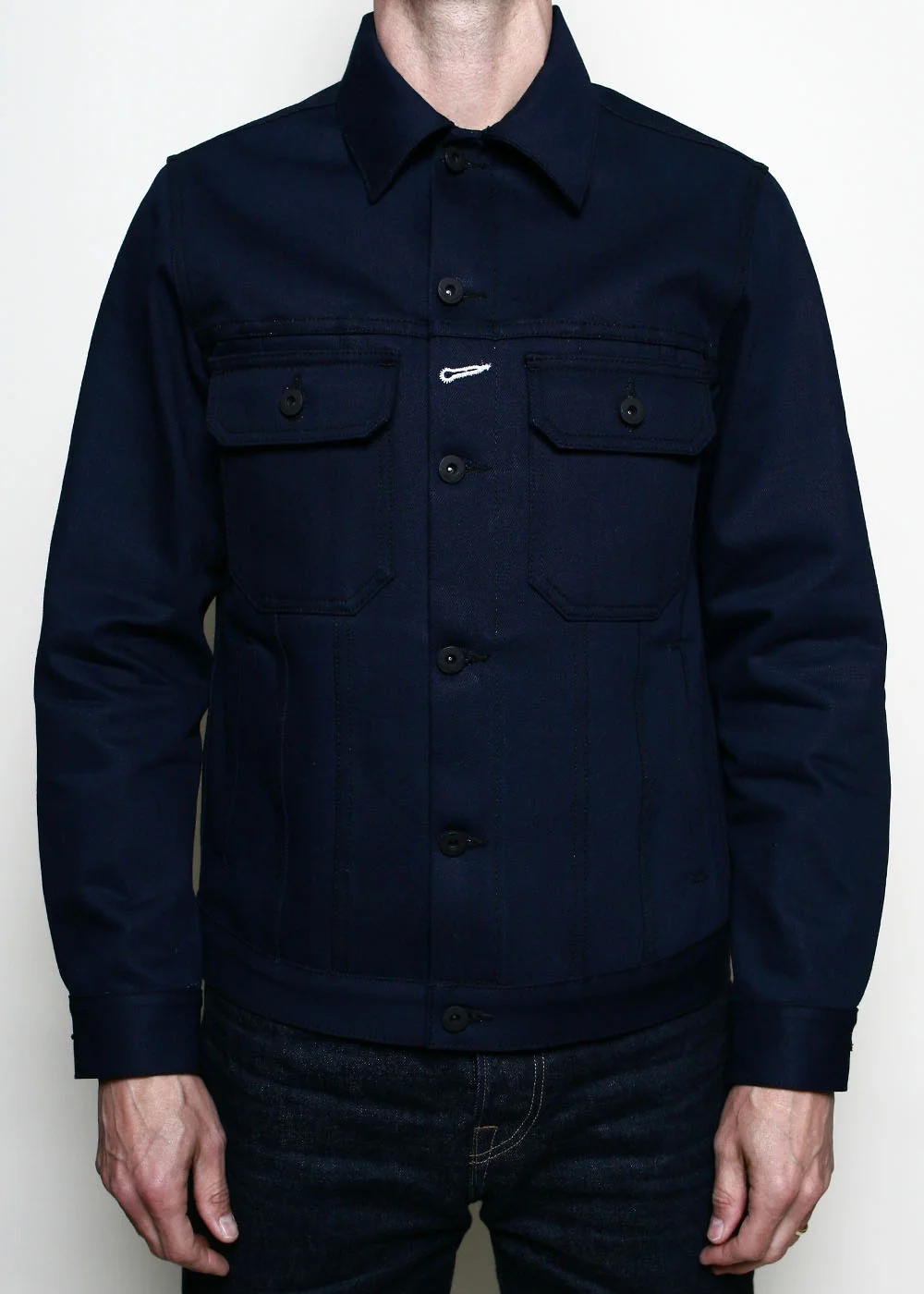 Cruiser Jacket // 13.5oz Indigo x Black by Rogue Territory