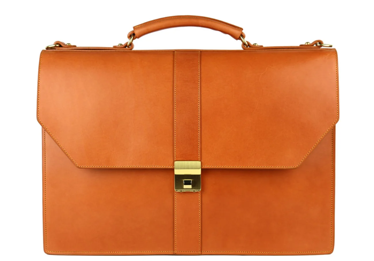 Captains Briefcase by Frank Clegg Leatherworks