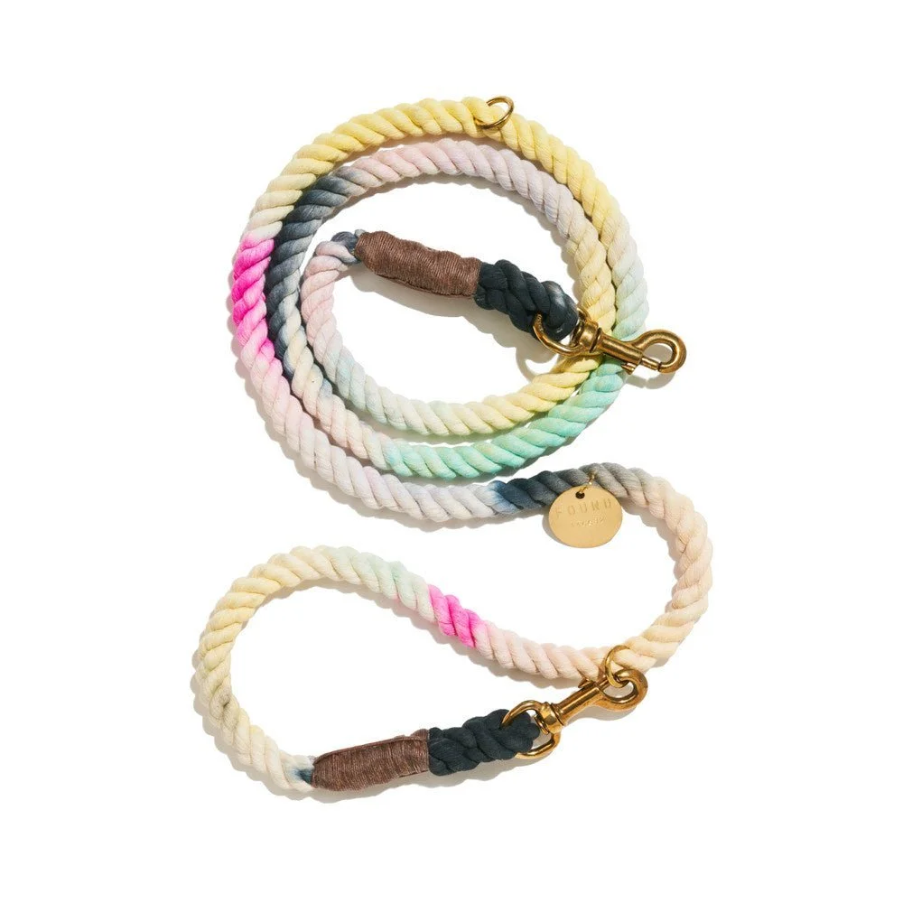 The Dusk Cotton Rope Dog Leash | Bolt Snaps, Adjustable | Found My Animal by Found My Animal