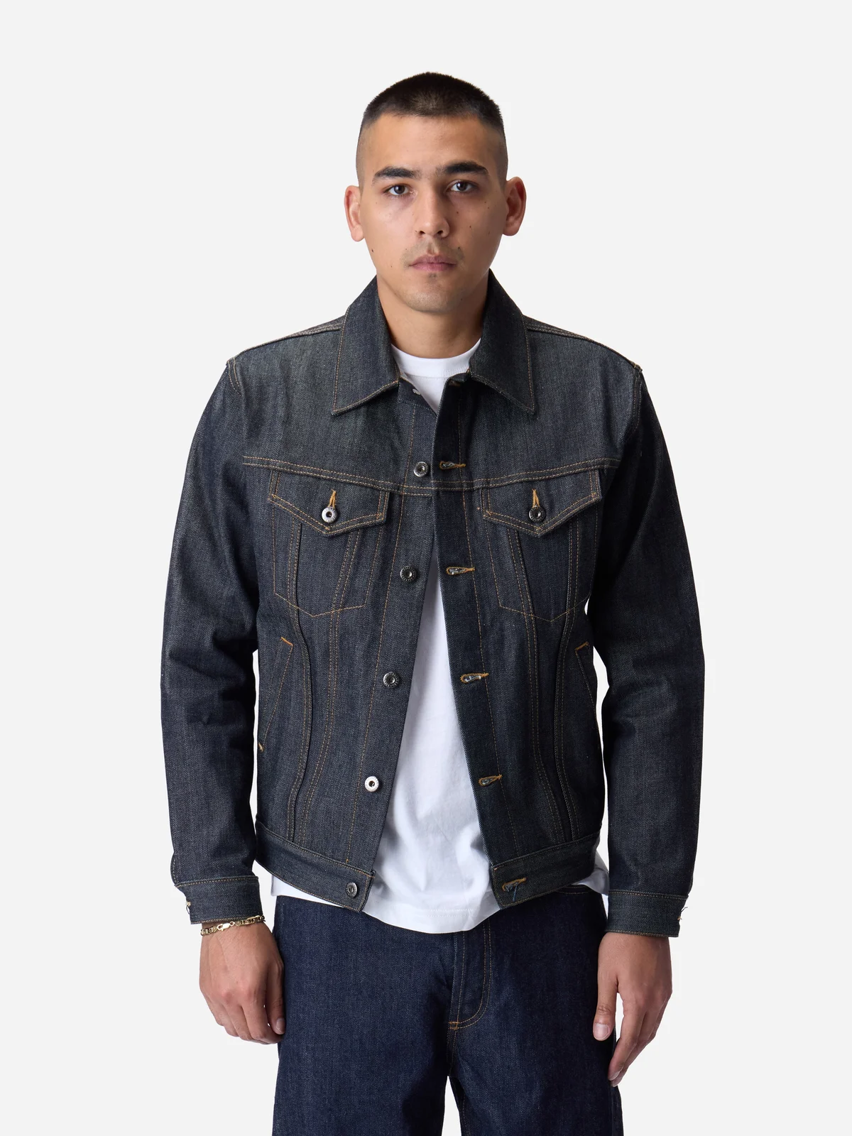 Type 3s Denim Jacket ~ Raw Indigo by 3sixteen