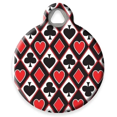 Hold Em Pet ID Tag by Dog Tag Art by Lupine Pet
