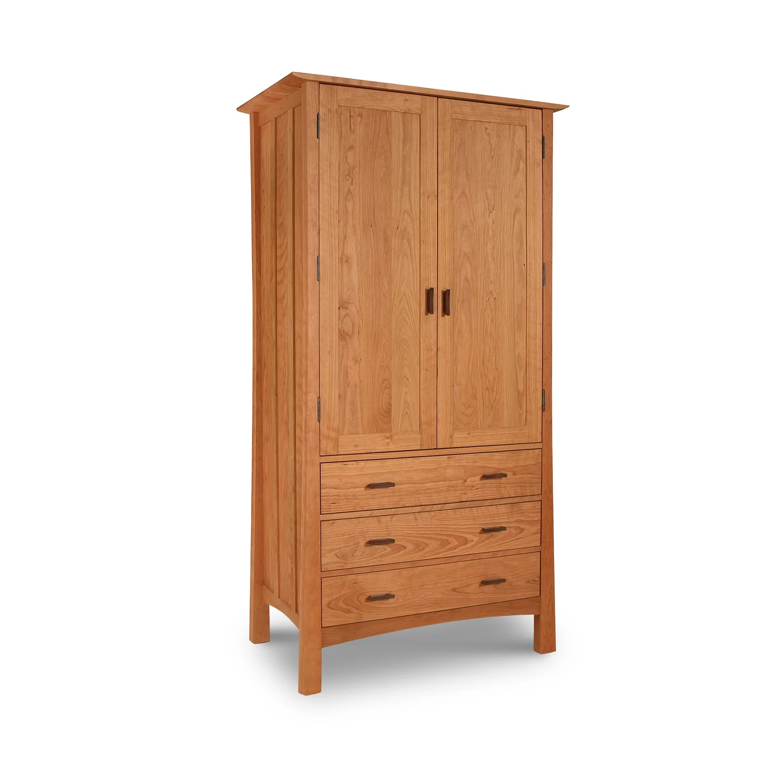 Contemporary Craftsman Tall Armoire by Vermont Woods Studios