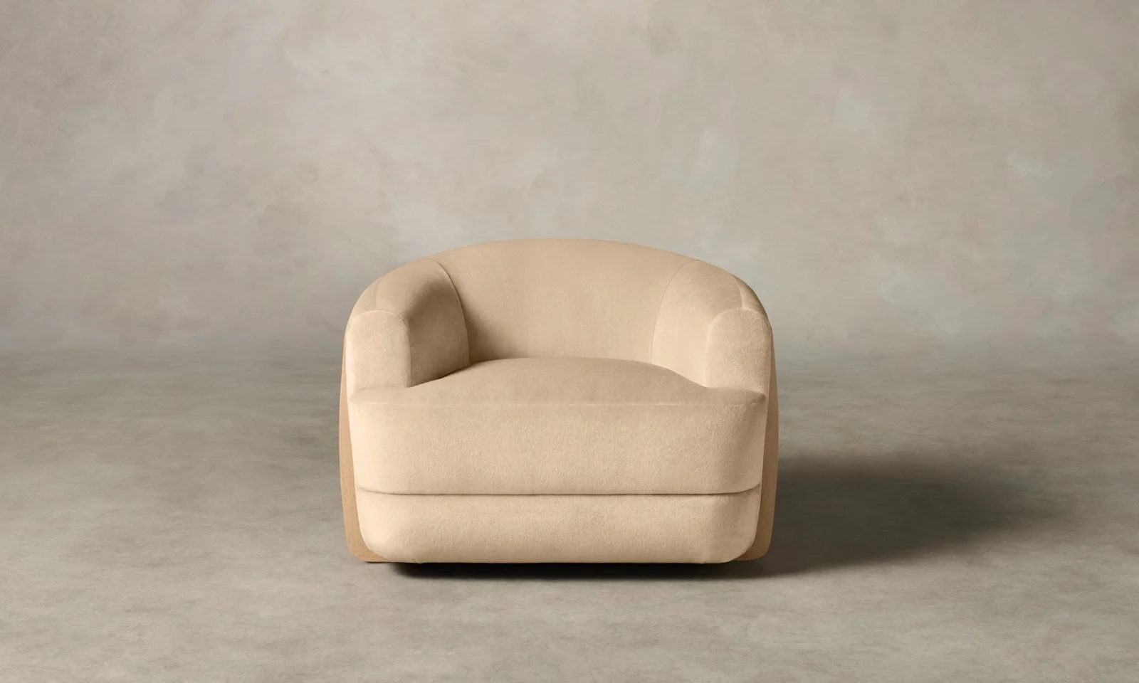 The Vera Chair - Deep Pile Mohair Doe by Maiden Home