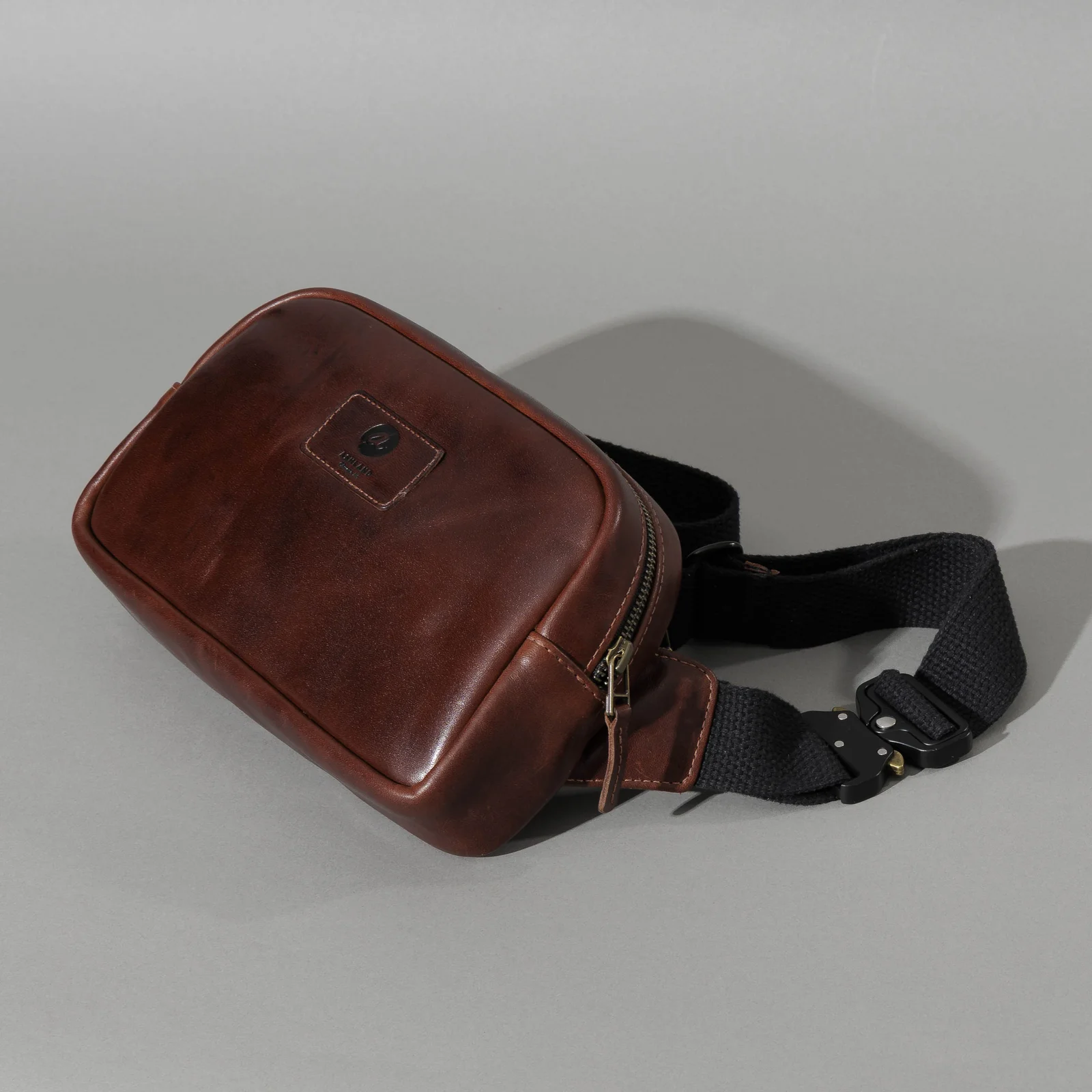 Sling Bag, Brown Wooly Chromexcel® Horsehide by Ashland Leather