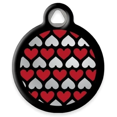 Love struck Pet ID Tag by Dog Tag Art by Lupine Pet