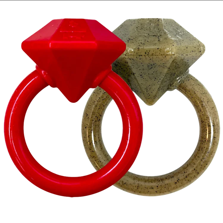 Diamond Ring Nylon Teething Ring for Puppies | Durable & USA Made by SodaPup