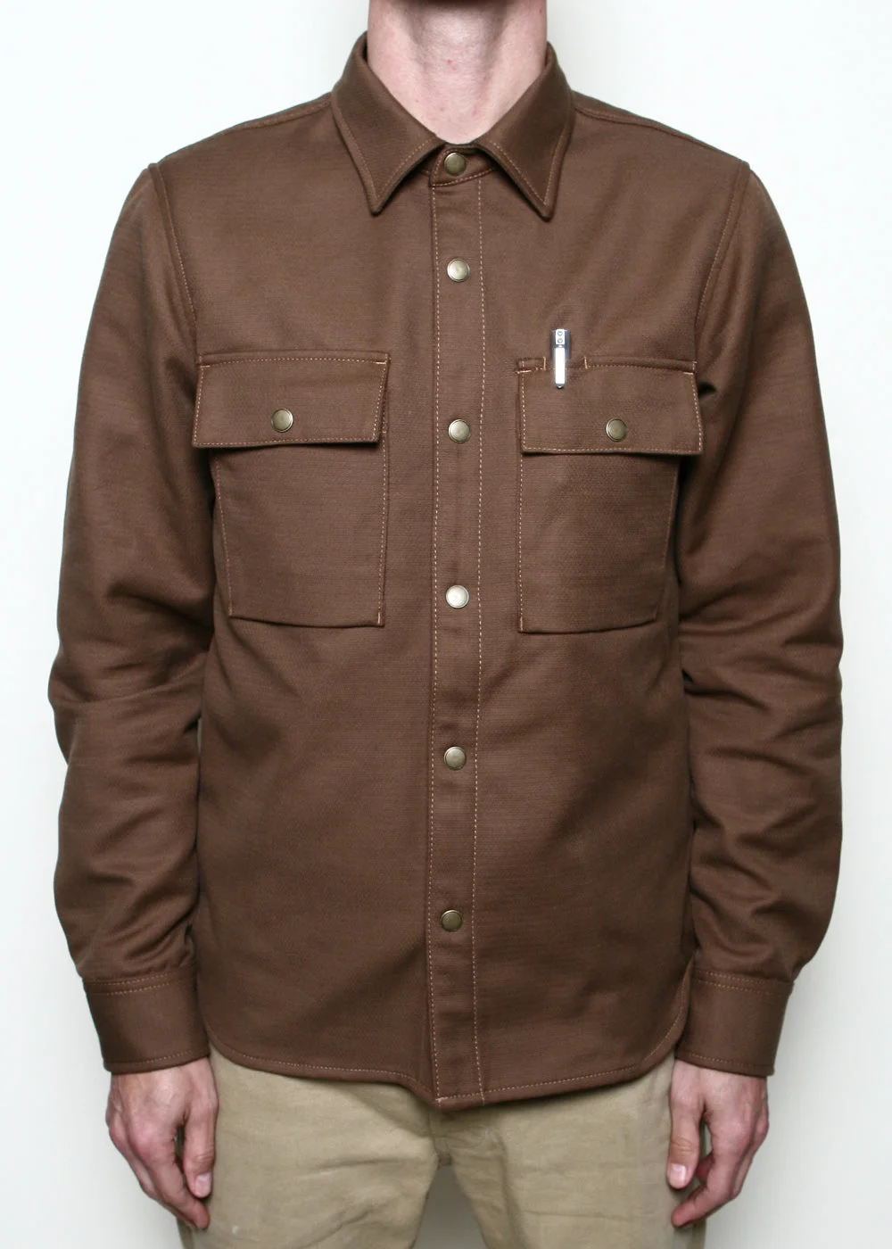 Oxford Overshirt // Brushed Brown by Rogue Territory