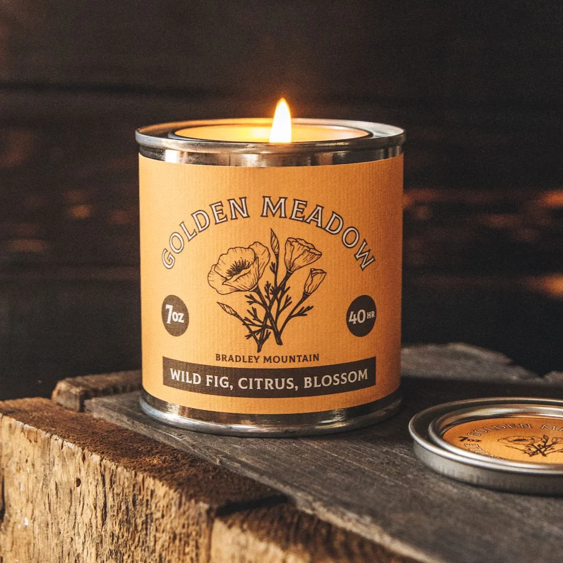 Golden Meadow Candle by Bradley Mountain
