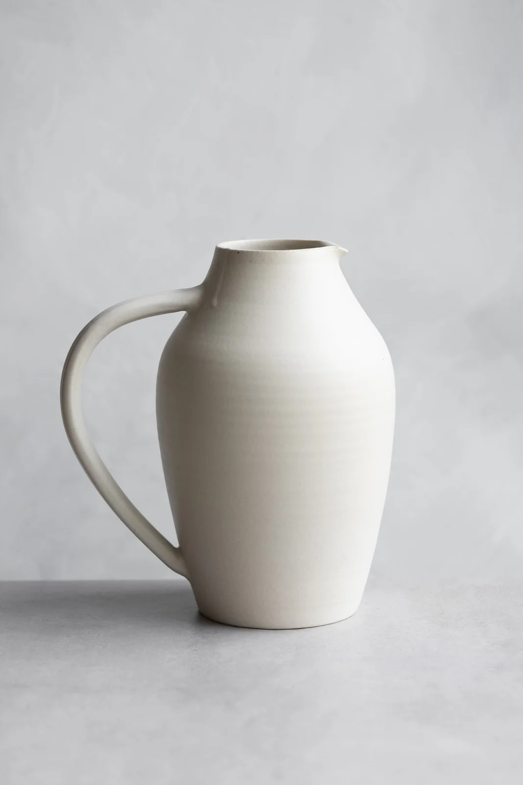 Trefoil Pitcher - Sand by Notary Ceramics