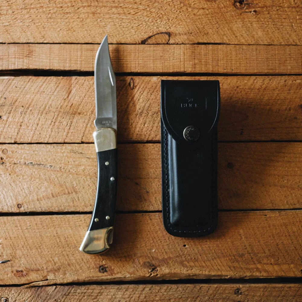 Buck 110 Hunter Knife - Ebony by Bradley Mountain