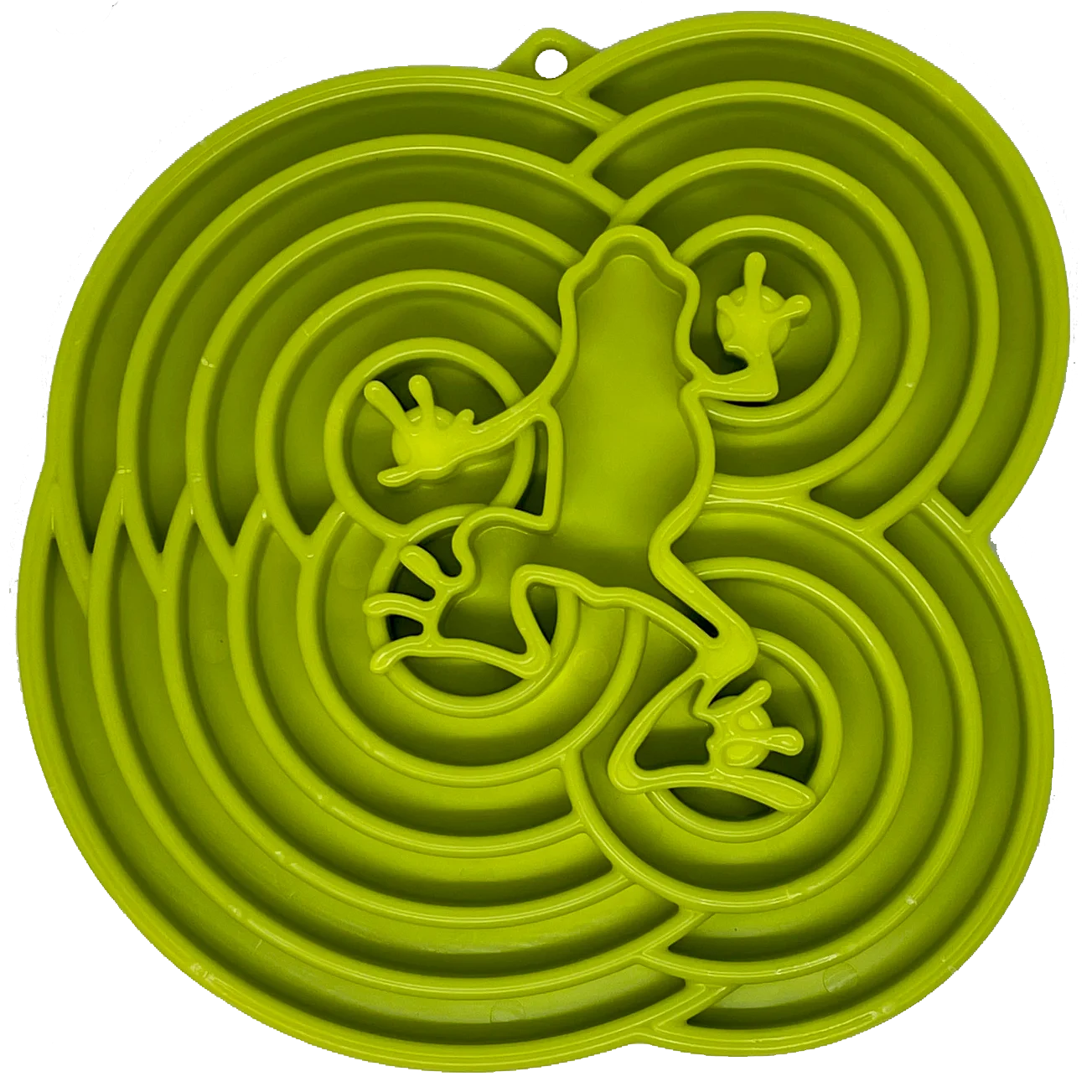 Water Frog eTray - Shallow Slow Feeder Dog Bowl for Enrichment | USA Made by SodaPup