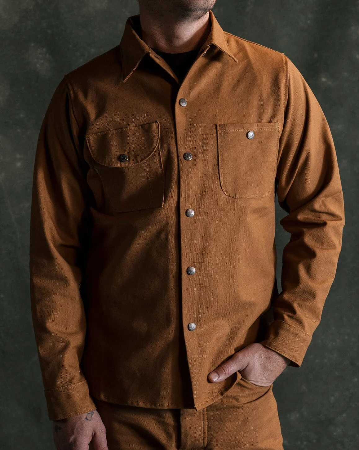 Canvas Workshirt - Copper by Bradley Mountain