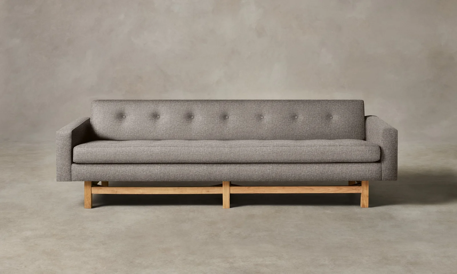 The Anders Sofa - Heritage Belgian Linen Agate by Maiden Home