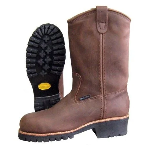 300 CT Composite Toe All Leather Waterproof Lineman by Hoffman Boots