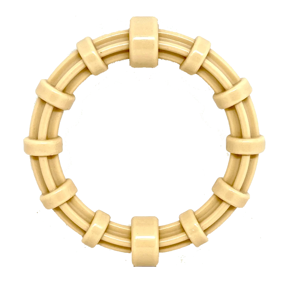 Chicken Flavored Teething Ring for Puppies & Aggressive Chewers | USA Made by SodaPup