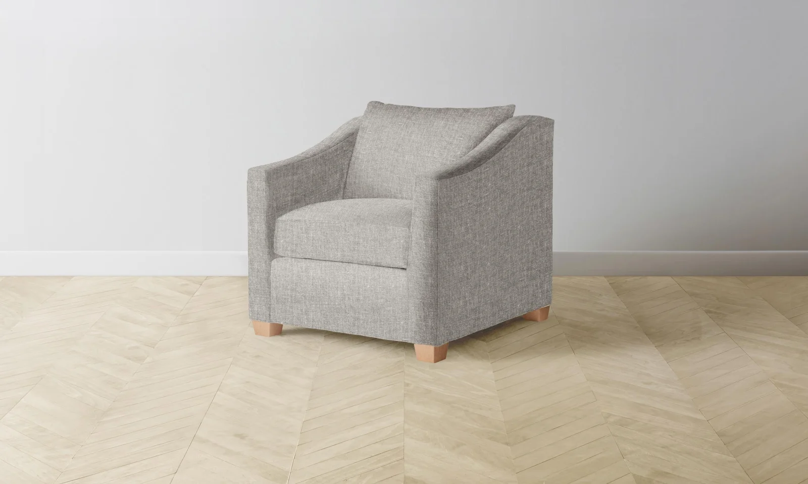The Sullivan Chair - Heritage Belgian Linen Agate by Maiden Home