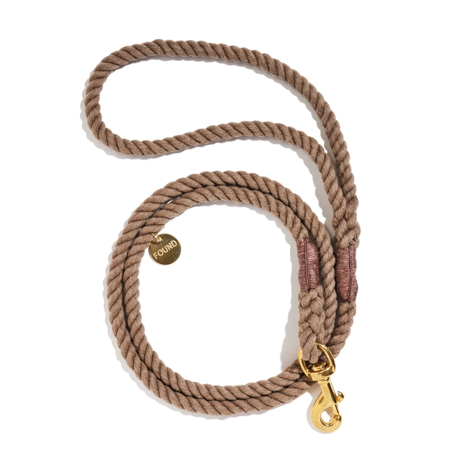 Natural Rope Dog Leash | Bolt Snaps, Standard by Found My Animal