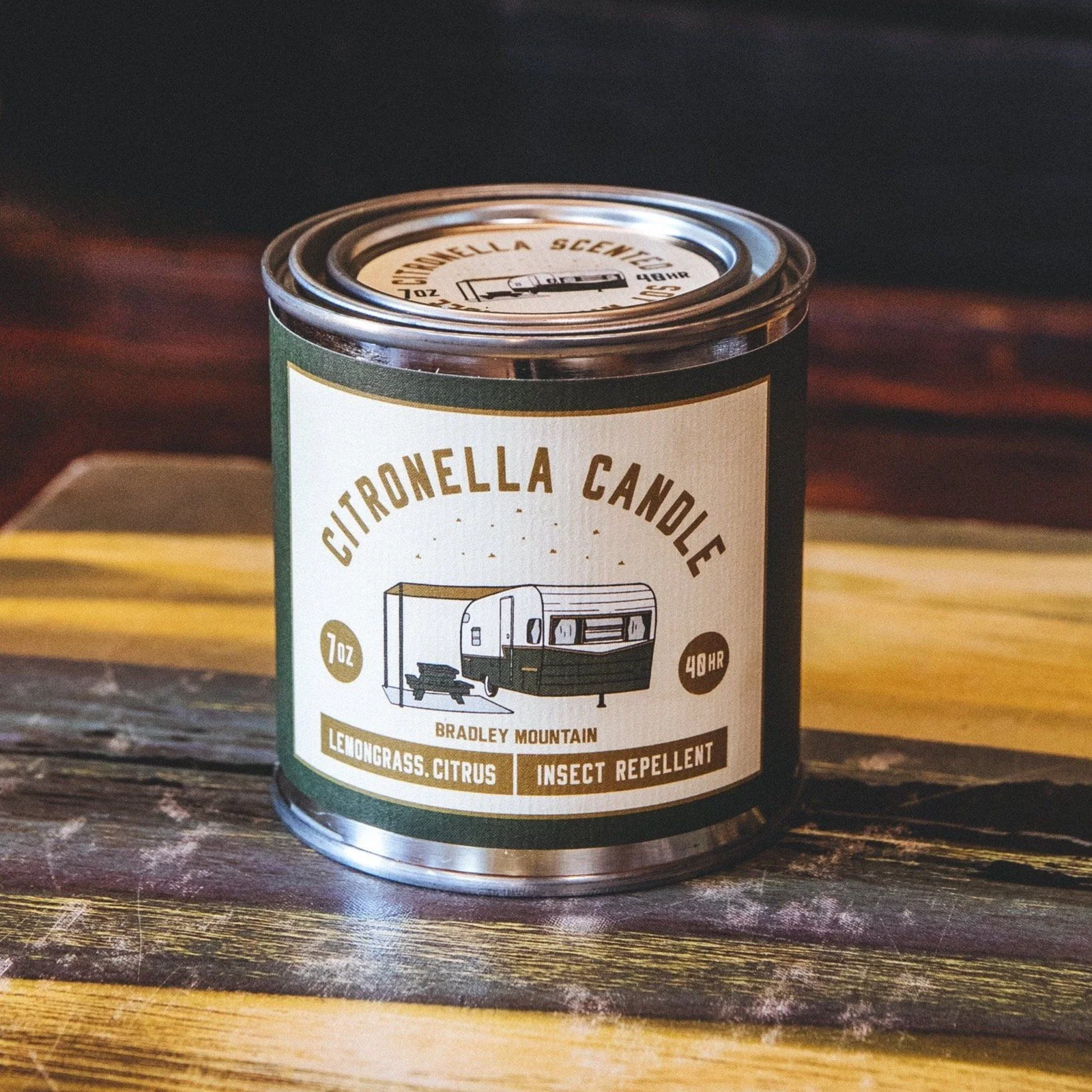 Citronella Candle by Bradley Mountain