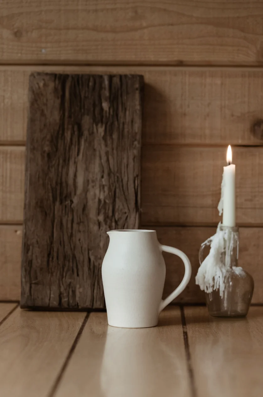 Trefoil Creamer - Sand by Notary Ceramics