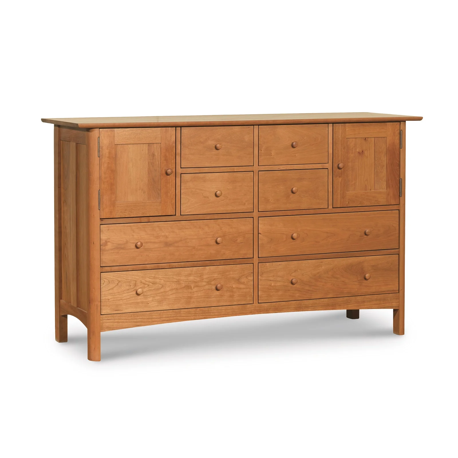 Heartwood Shaker 8-Drawer 2-Door Dresser by Vermont Woods Studios
