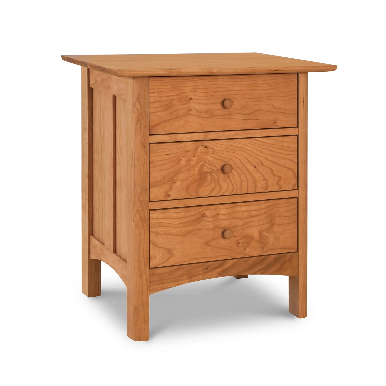 Heartwood Shaker 3-Drawer Nightstand by Vermont Woods Studios