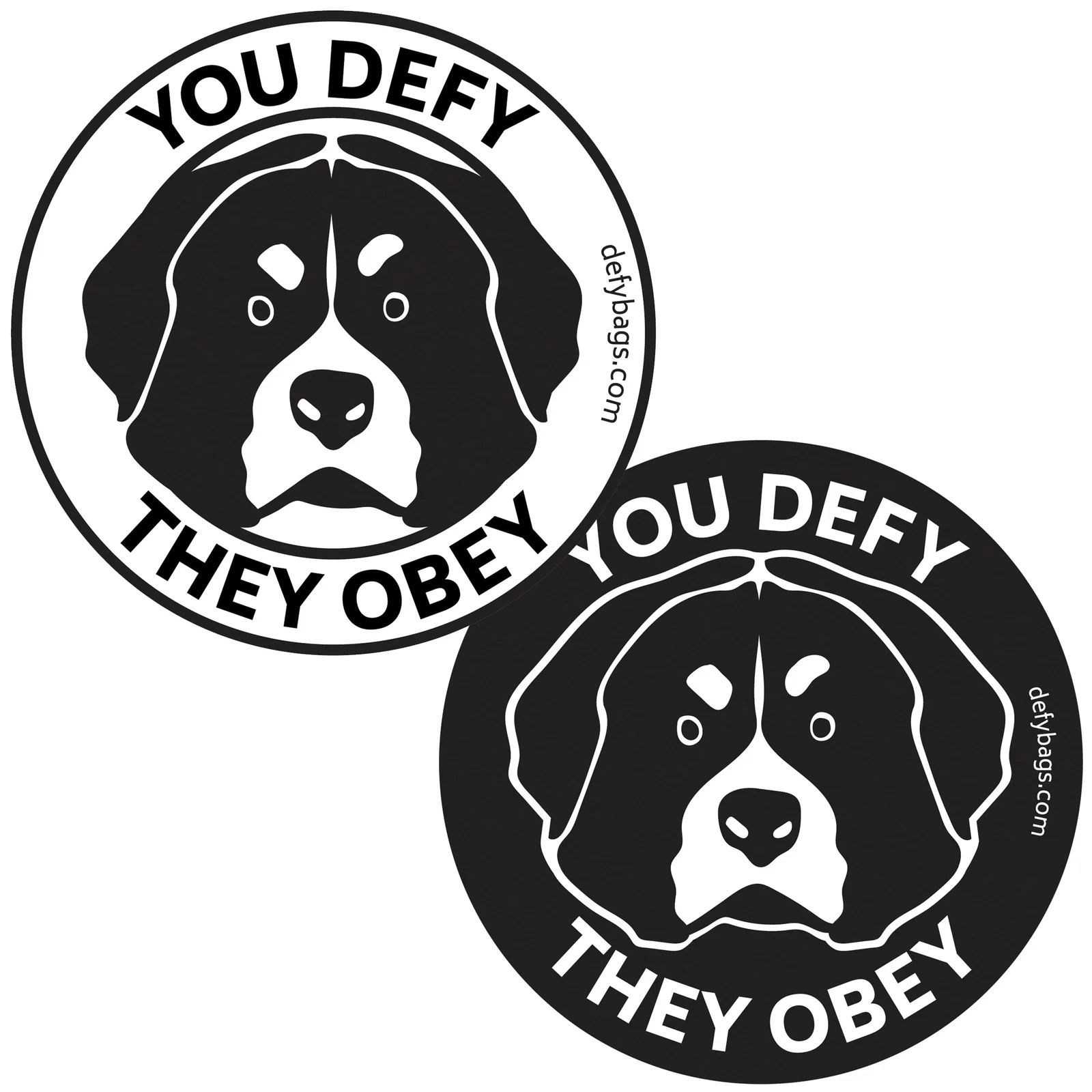 YOU DEFY, THEY OBEY | 2 Otis Sticker Pack by Defy Bags