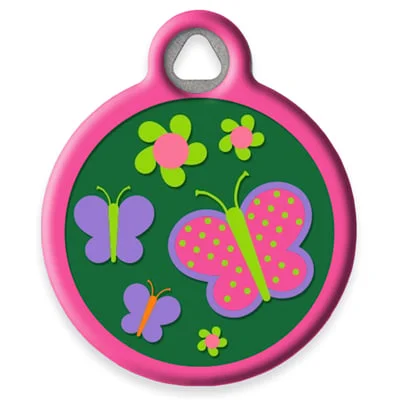 Garden Party Pet ID Tag by Dog Tag Art by Lupine Pet