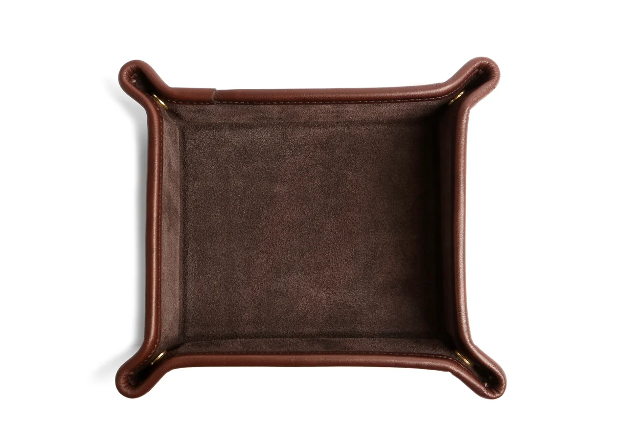 Suede Valet Tray by Frank Clegg Leatherworks