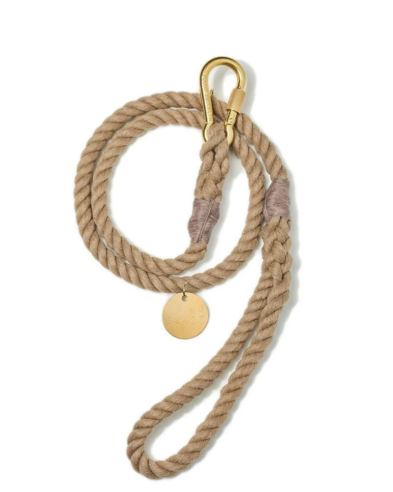Natural Rope Dog Leash, Standard by Found My Animal