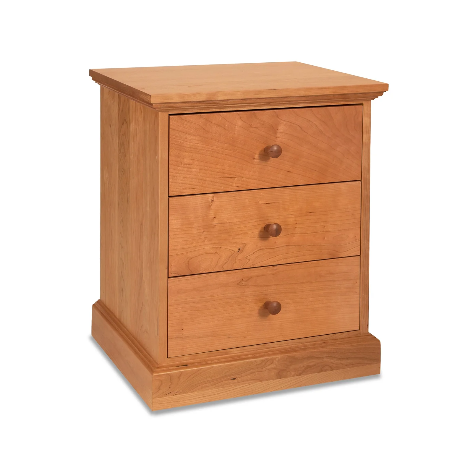New England Shaker 3-Drawer Nightstand by Vermont Woods Studios